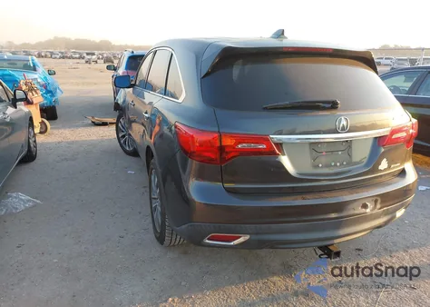2014 Acura Mdx Technology из США, поврежденный, VIN 5FRYD4H40EB024246